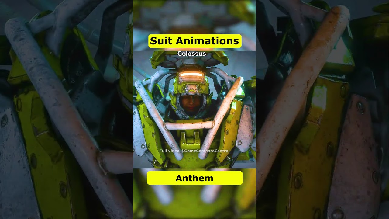Anthem All Javelin Suit Up Animations