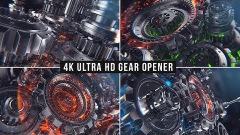 Gear Opener AFTER EFFECTS Template Videohive 31833907