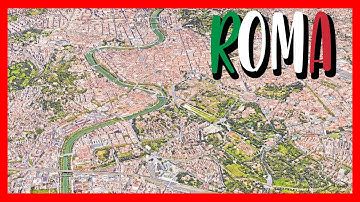 Aerial view of ROME 🇮🇹 Italy