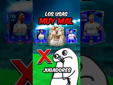 ESTAS USANDO MAL A ESTOS JUGADORES EN FC MOBILE #shorts
