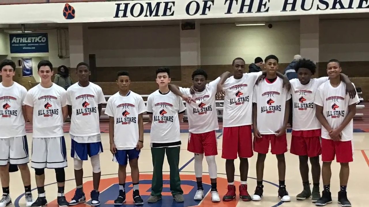 Caleb Corro (St. Giles 8th grader) named  to Oak Park Village All-Tournament Team