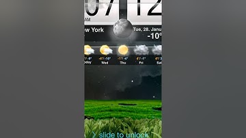 HTC Weather Animated ios 7.0.4 on Iphone 5s
