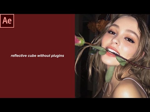 reflective cube without plugins | After Effects Tutorial