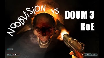 Noobvision vs. Doom3 RoE (22). "Attention! Oxygen levels dropping!"