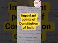 constitution of India imp points/tnpsc2026/Indian Polity#polity#constitutionofindia#tnpsc #studytips