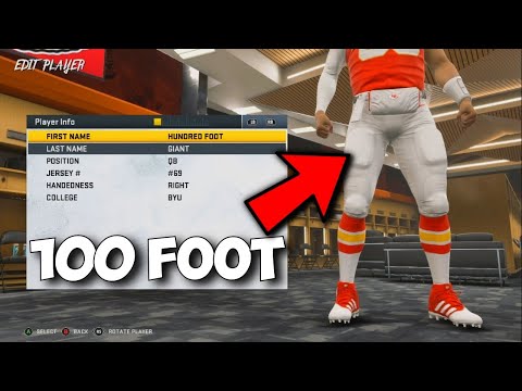 I hacked Madden & created a team of GIANTS!