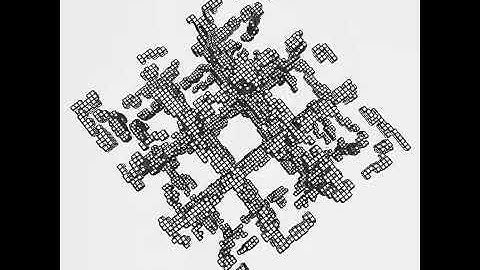 Random walk on 27 cubes. Draw by openFrameworks