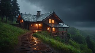 The sound of lullaby rain, the beautiful & quiet rural atmosphere,makes the heart comfortable & calm