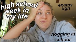 High School Week in My Life: Exams! | Vlogmas Day 20