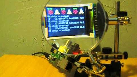 Raspberry Pi boots with 1.8" TFT LCD console