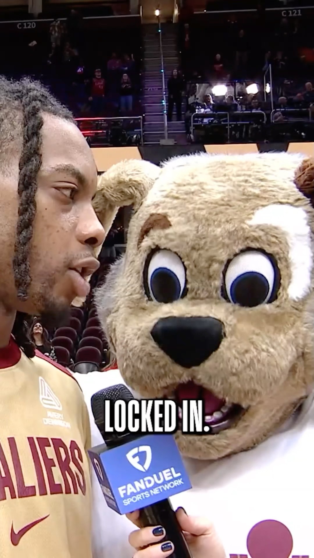 Check out Darius Garland talk about his pregame ritual with the Cavaliers’ mascot, Moondog!