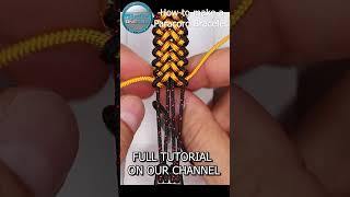 Thin Paracord Bracelet Hunter Knot Tutorial