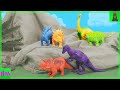 Our dinosaurs need a bath! Let's mix colors to make bath time more fun!