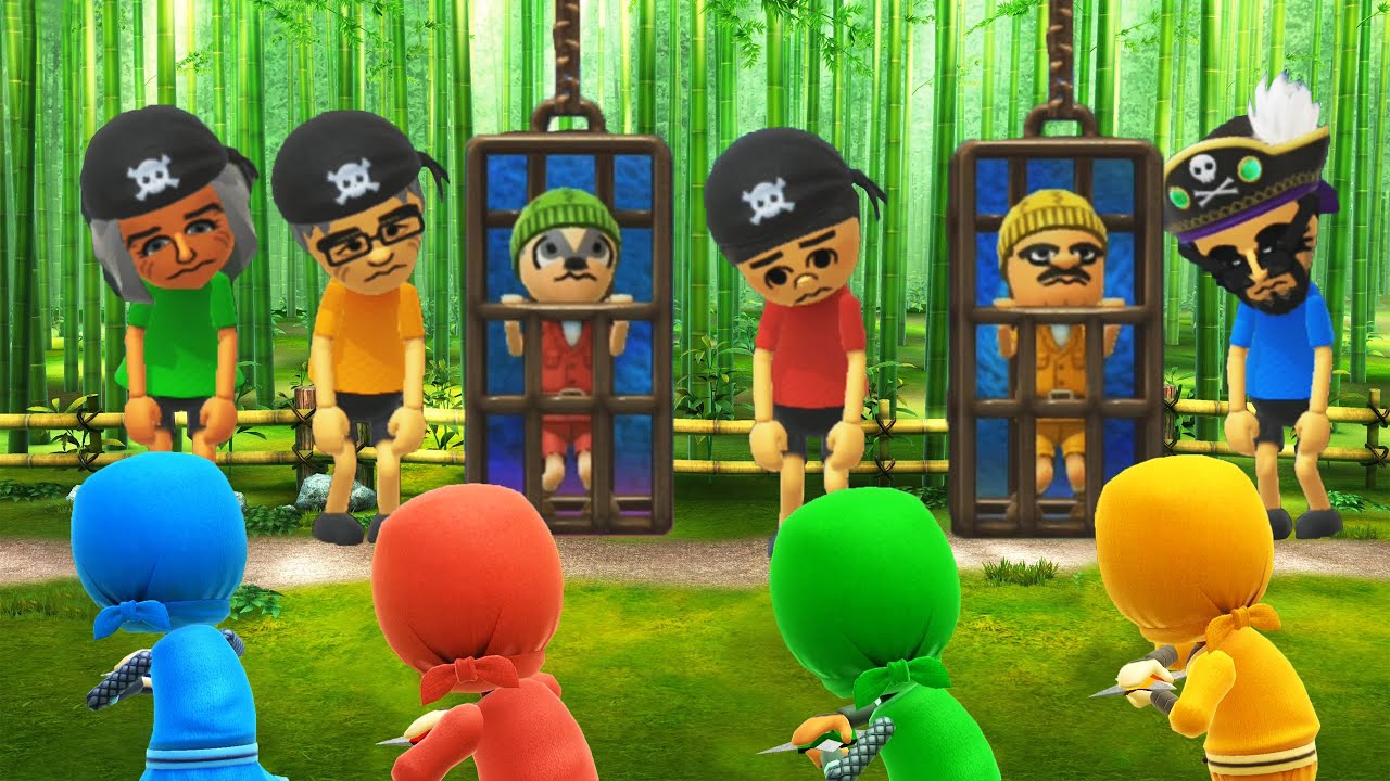 Wii Party U Minigames Dojo Domination - Birdo Gameplay Vs Cpu