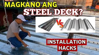 MAGKANO ANG STEELDECK? | INSTALLATION HACKS