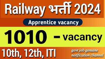Railway ICF apprentice online form| apprentice vacancy 2024 | copa| carpenter|
