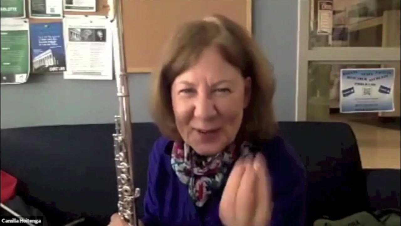 Camilla Hoitenga at eFlute Festival London 2020 II. Brief History Of