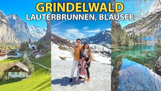 ITINERARY 1 HARI DI SWISS: Grindelwald, Lauterbrunnen, Blausee // Alpen Trip PART 5