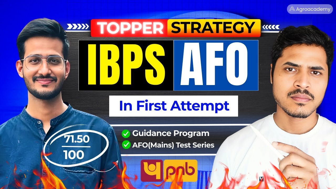 How to Clear AFO in First Attempt by Mr. Ram AFO at PNB 2025 | Complete Strategy 