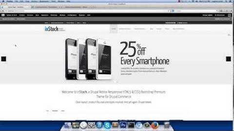 Translating User Interface (i.e. French) - inStock Responsive Drupal Theme