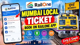 How to Book Mumbai Local Train Tickets | Mumbai Local Train Ticket Booking on RailOne App screenshot 3