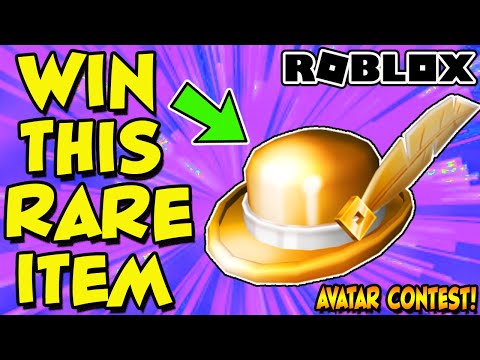 Roblox Avatar Contest For Rare Golden Bowler Hat Rainbow Theme Youtube - golden roblox bowler promo code