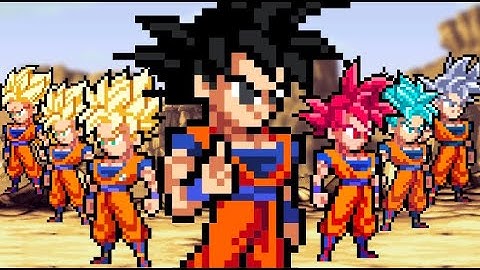Goku All Transformations - Sprite Animation