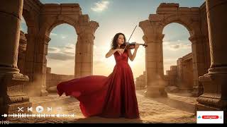 Lush orchestral harmony surrounded by orchestral strings: for emotional reflection