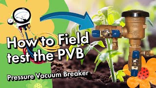 Celebrity Pressure Vacuum Breaker Field Test (PVB) | USC 10th Edition | Failed Check Valve Wealth