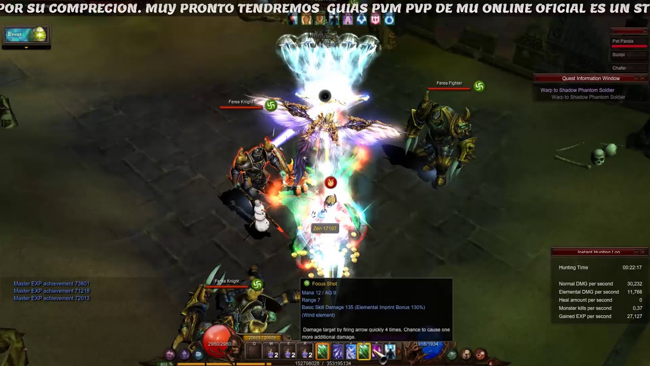 Mu online (Gmo) oficial fre buff y lvl  como  en speed server