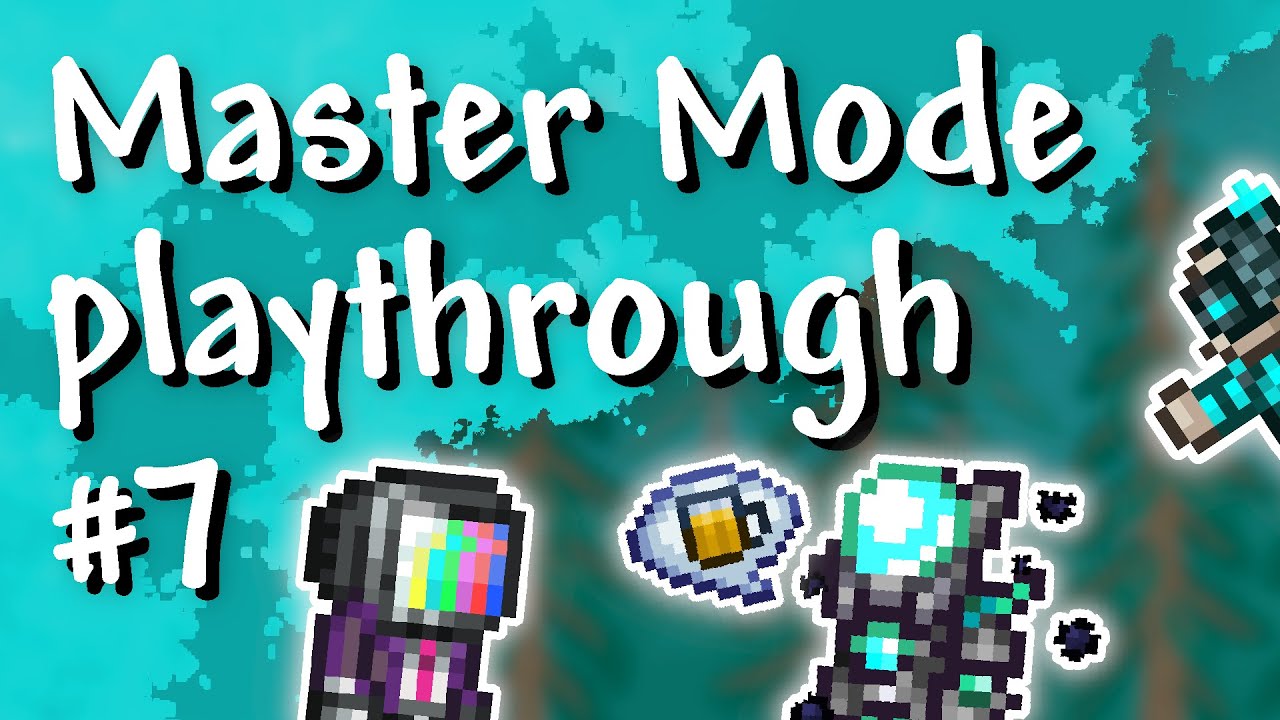 Terraria 1.4.2 Master Mode playthrough 7 (we meat the wall!) YouTube
