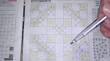 Only time!!  (#907) Quintuplet Sudoku puzzle. 05-30-2020