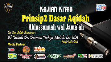Prinsip Dasar Aqidah Ahlus Sunnah Wal Jama