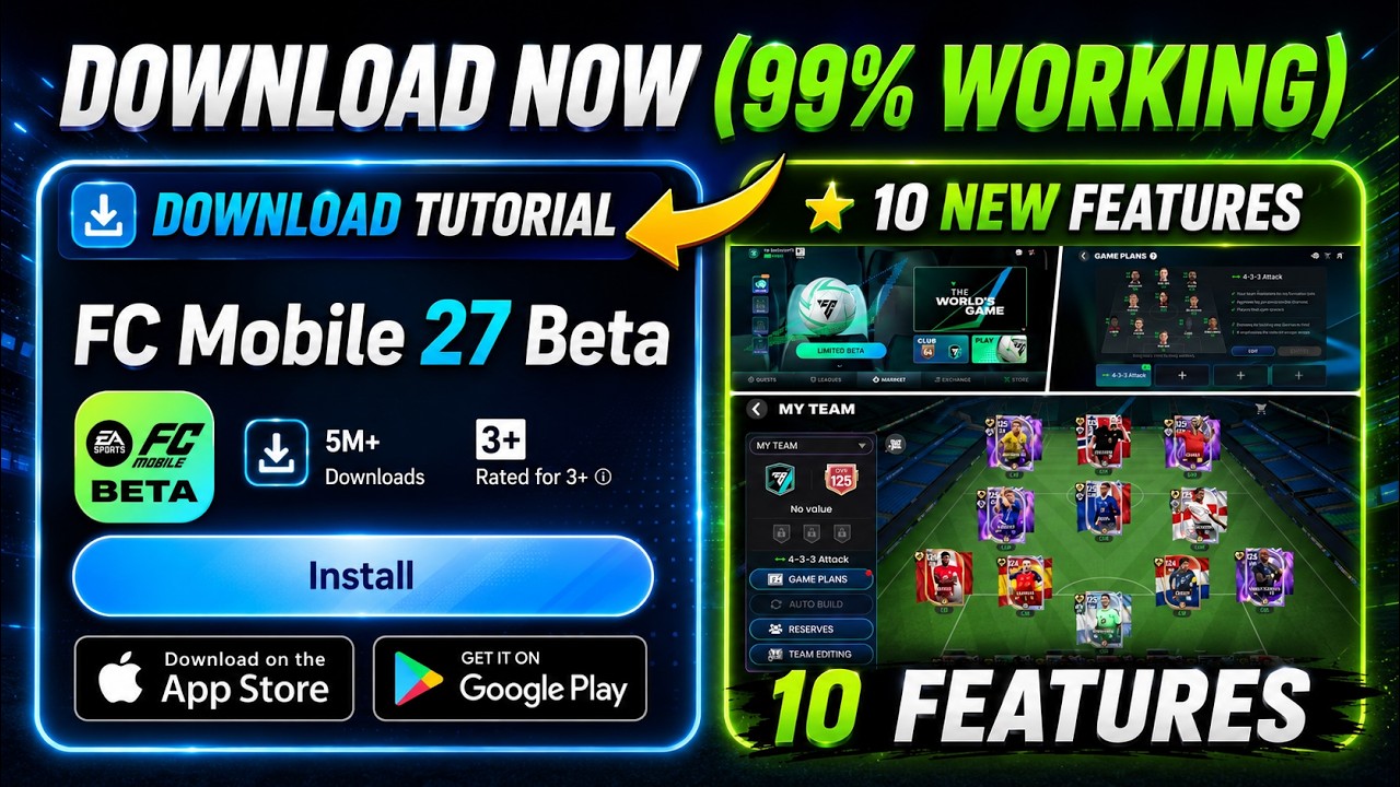 How To Download FC Beta 27 Mobile - Android & iOS Tutorial | Mr. Believer