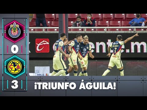 Chivas 0-3 América | Resumen | Jornada 11 | Liga BBVA MX