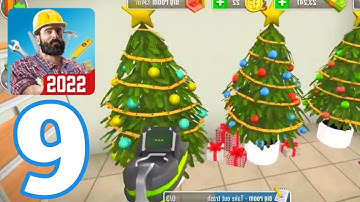 House Flipper Mobile - Gameplay Walkthrough Part 9 - Christmas Food & Decorations (iOS, Android)