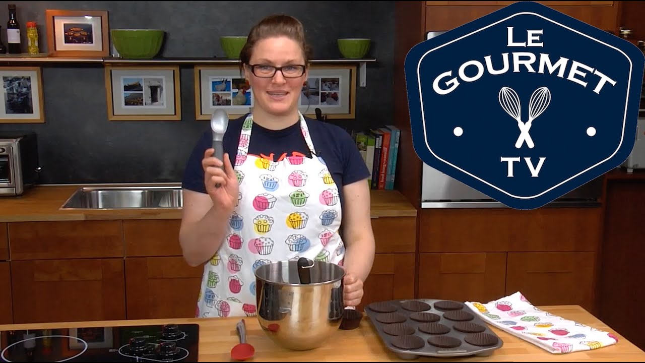 One Bowl Chocolate Cupcakes Le Gourmet TV Recipe YouTube