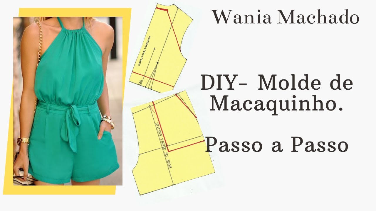 DIY  Molde de Macaquinho Passo a Passo – WANIA MACHADO