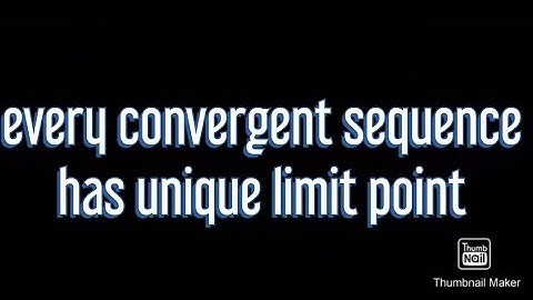 A sequence can not converge to more than one limit || sequence and series || real analysis #1