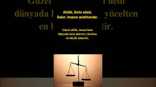Güzel Ahlâk, En Büyük Servettir