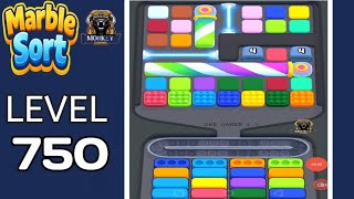 Marble Sort very hard level 750 walkthrough solution