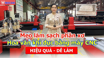 Mẹo làm sạch phần xơ của hoa văn khi đục bằng máy đục vi tính NHANH - HIỆU QUẢ