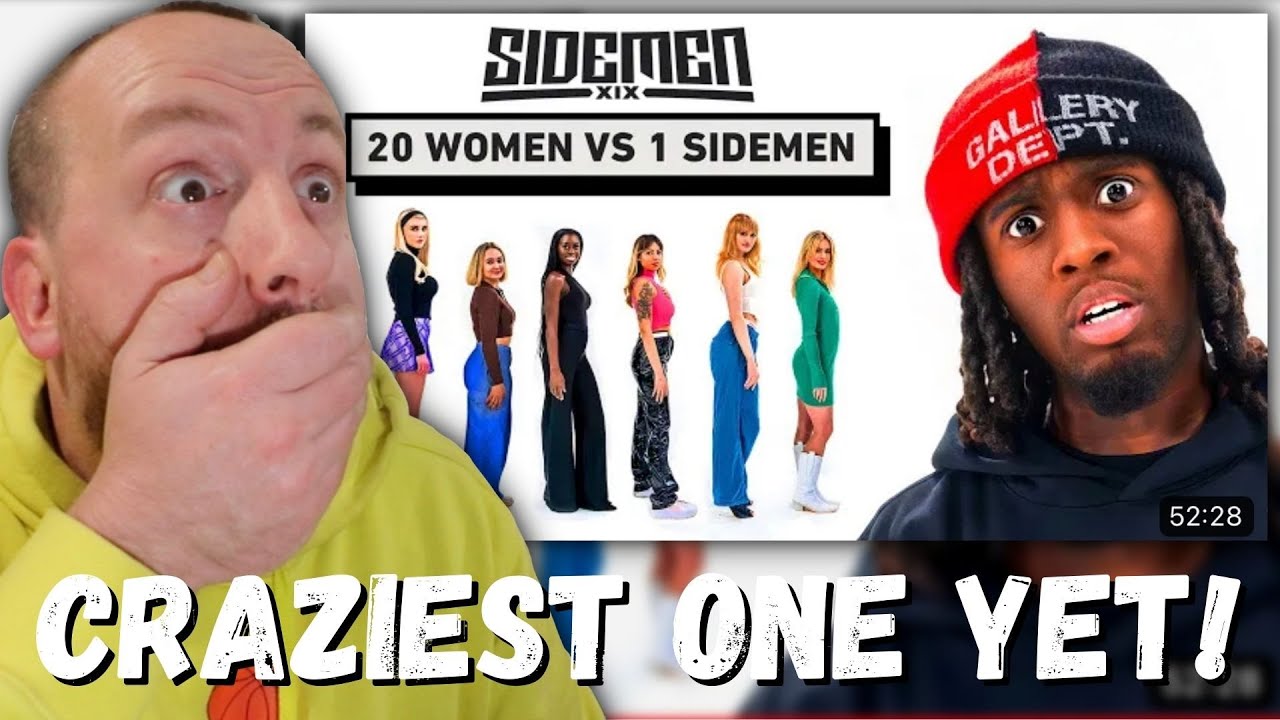 CRAZIEST ONE YET! Sidemen 20 WOMEN VS 1 SIDEMEN: KAI CENAT EDITION (FIRST REACTION!)
