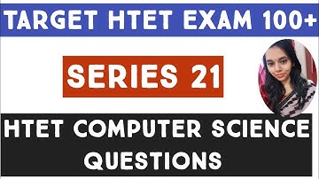 Htet test series computer science questions 21 // NS CLASSES