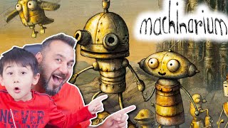 GİZEMLİ ROBOT ve GİZEMLİ ROBOT GEZEGENİ! | MACHINARIUM OYNUYORUZ #1 screenshot 5