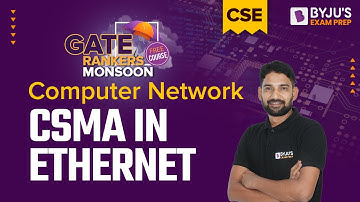 GATE 2023 Computer Science (CSE) examen | CSMA in Ethernet | Computernetwerk voor GATE examen