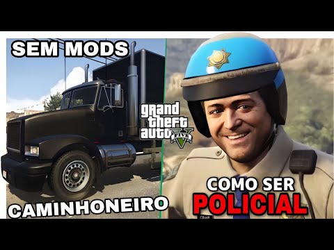 Como trabalhar de policial no GTA 5