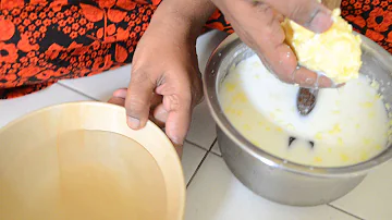 வெண்ணை எடுப்பது எப்படி? | Vennai Seivathu Eppadi | How to make Butter Tamil