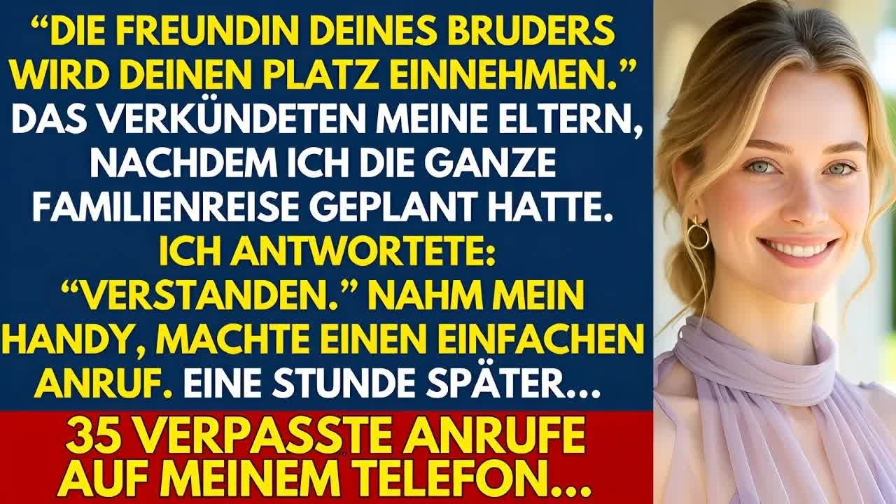 Meine Eltern schrieben： Die Freundin deines Bruders nimmt deinen Platz ein — nachdem ich ihre…