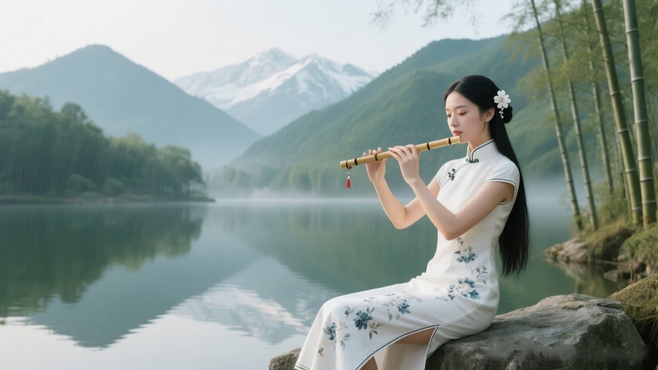 Chinese Zen Music 🌿 Bamboo Flute(Dizi), & Guzheng | Soothing melodious ...